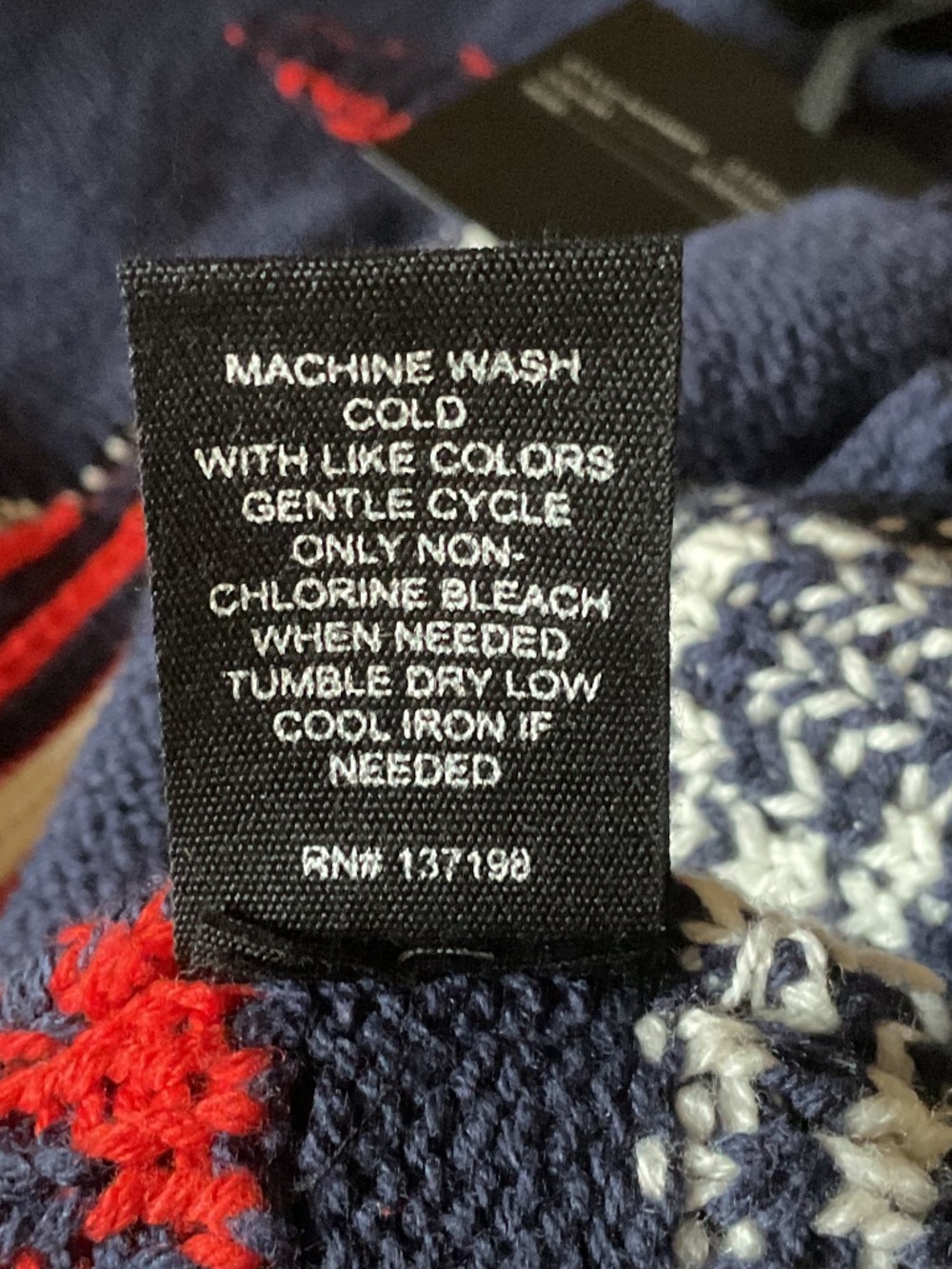 NWT Marine Navy Blue Cotton Long Sleeves Knit Vacation Open Front Woman Jacket - Picture 12 of 15